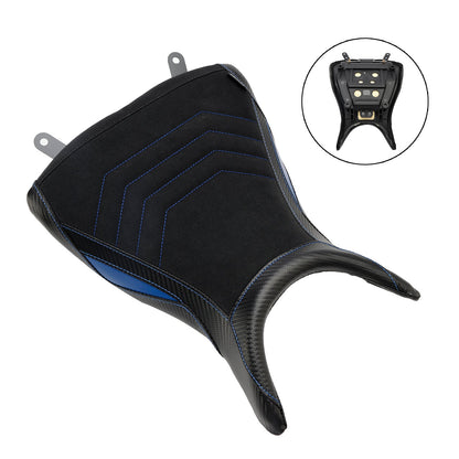 Cuscino per sedile anteriore conducente Raider Yamaha Mt-03 Yzf-R3 2015-2023 in poliuretano blu