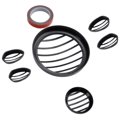 Kit griglia di protezione faro Yamaha PG-1 2023-2024, colore nero