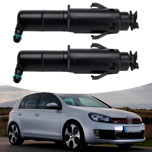 1 paio di ugelli lavavetri per fari anteriori 5K0955978A per VW Golf Jetta MK6