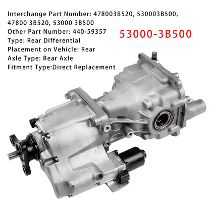 Supporto differenziale posteriore nuovo di zecca per Hyundai Santa Fe 2013-2016 53000-3B500