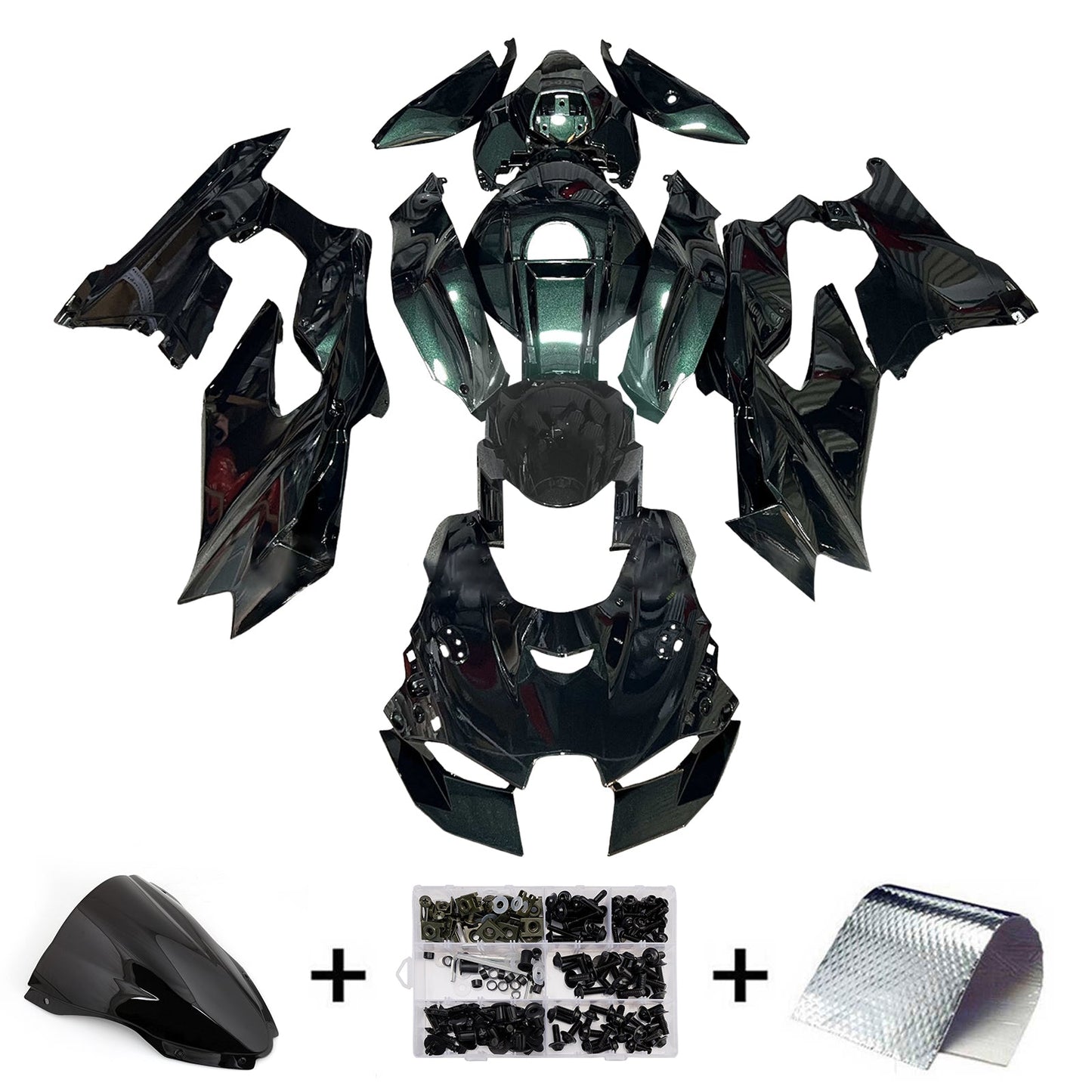 Kit carenatura iniezione ABS adatto per Kawasaki ZX-10R ZX-10RR 2021-2025