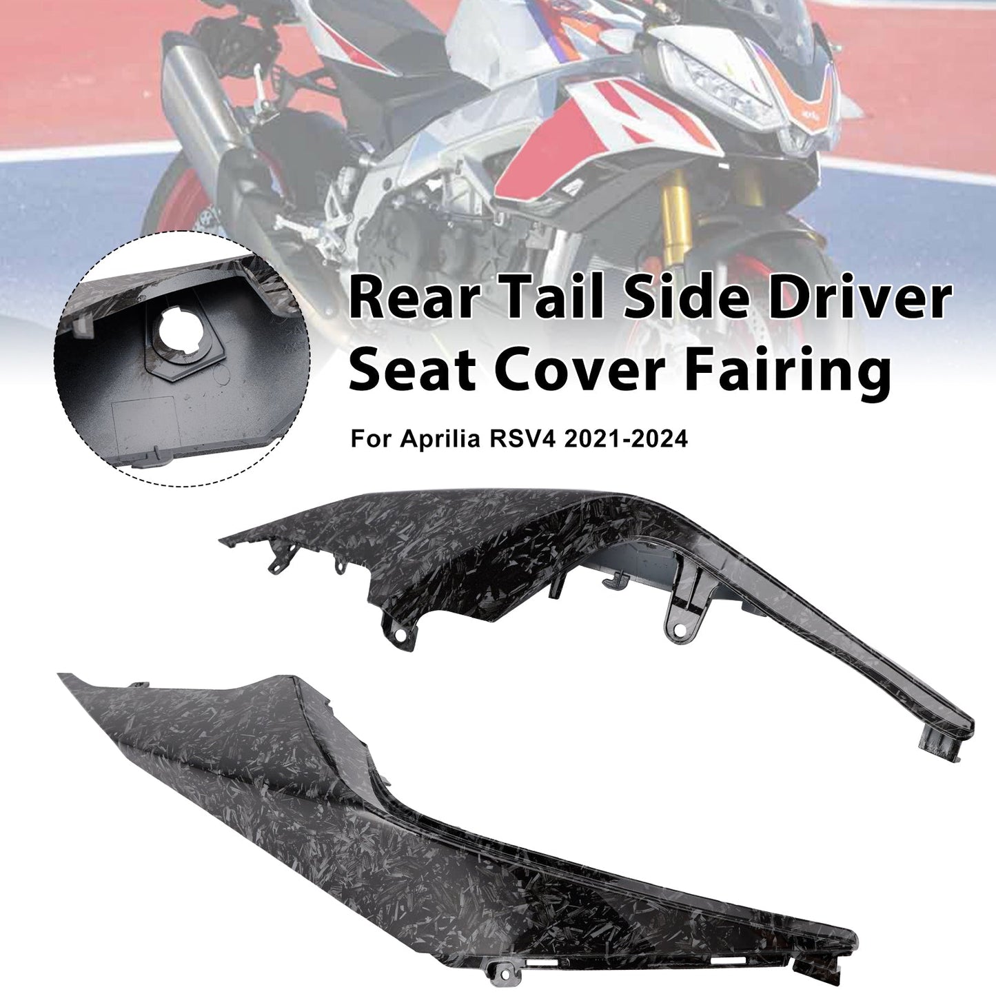 Carenatura coprisella lato passeggero Aprilia RSV4 2021-2024
