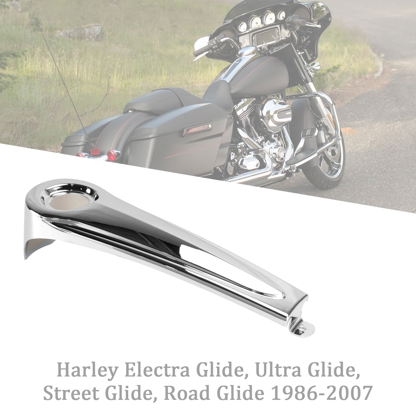 1986-2007 Harley Electra Glide, Ultra Glide, Street Glide, Road Glide Pannello di copertura del tappo del serbatoio Carenatura