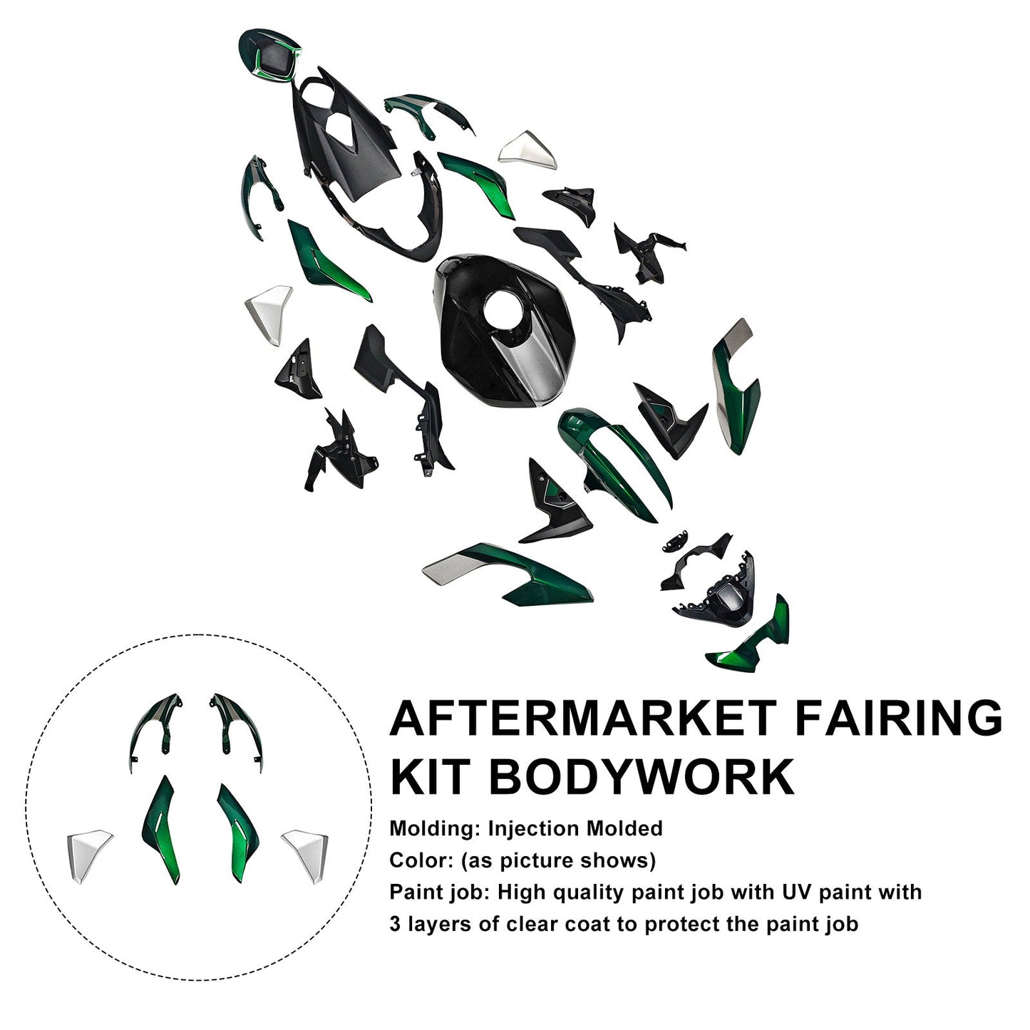 Kit di carene stampate a iniezione per Street Triple 765 R/RS 2023-2025