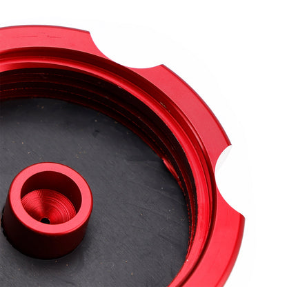 Tappo serbatoio carburante in alluminio con sfiato rosso per Yamaha Raptor YFM 250/350/660R YFZ450