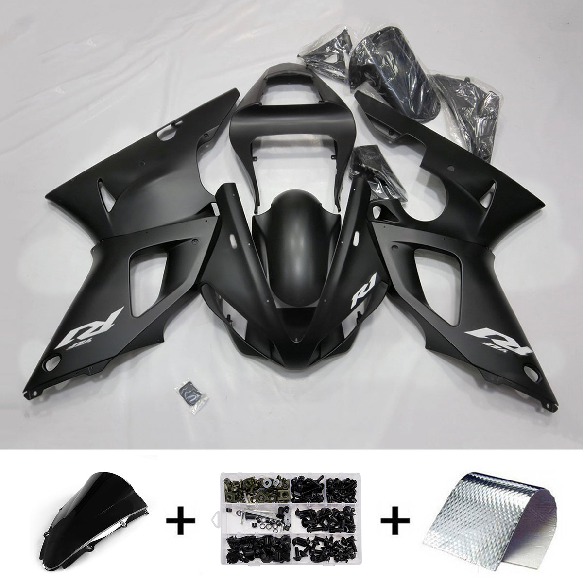 Kit carenatura in plastica ABS a iniezione adatto per Yamaha YZF-R1 2000-2001