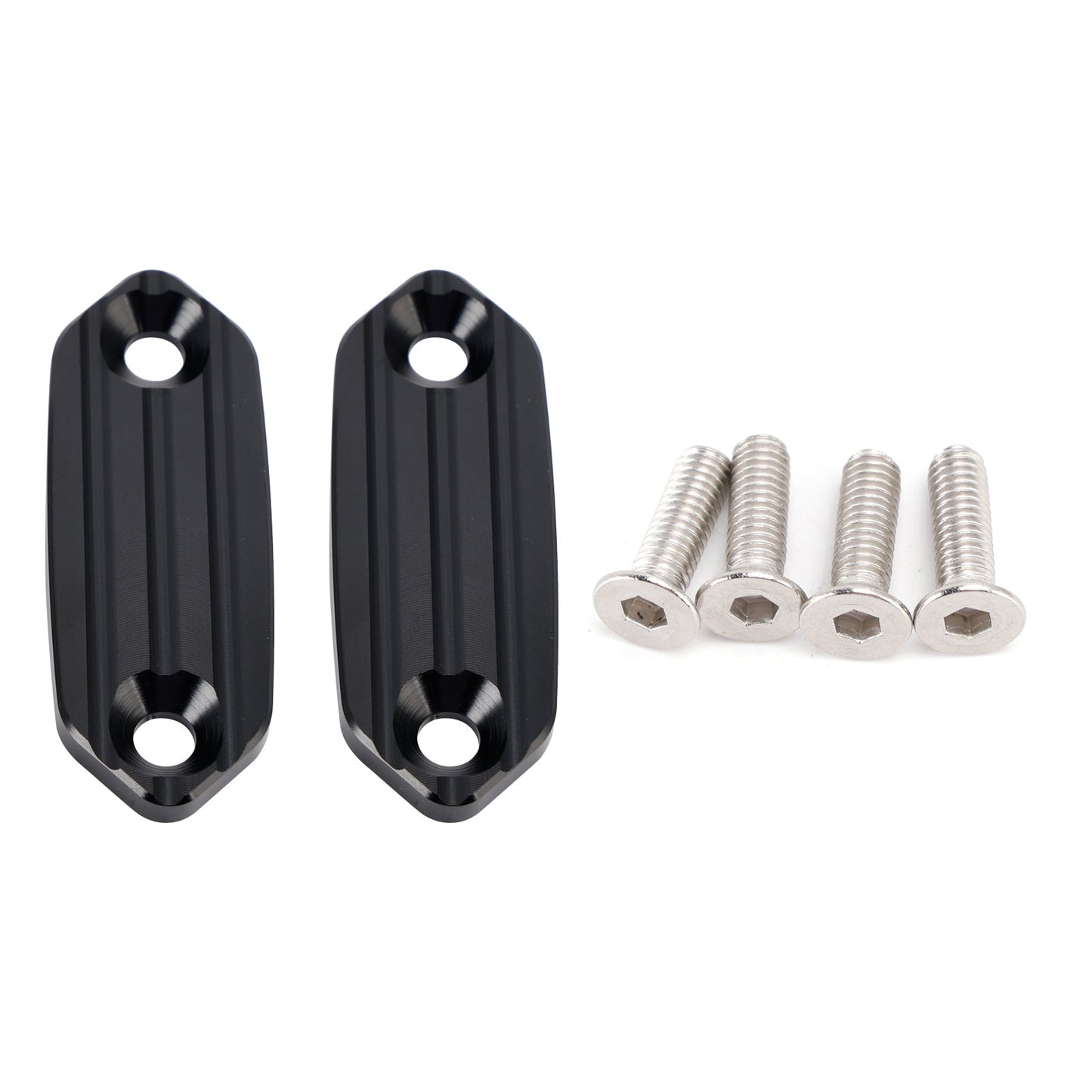 PIASTRE DI BLOCCO SPECCHIETTI IN ALLUMINIO PER KAWASAKI NINJA ZX6R ZX-6R ZX 636 2013-2026
