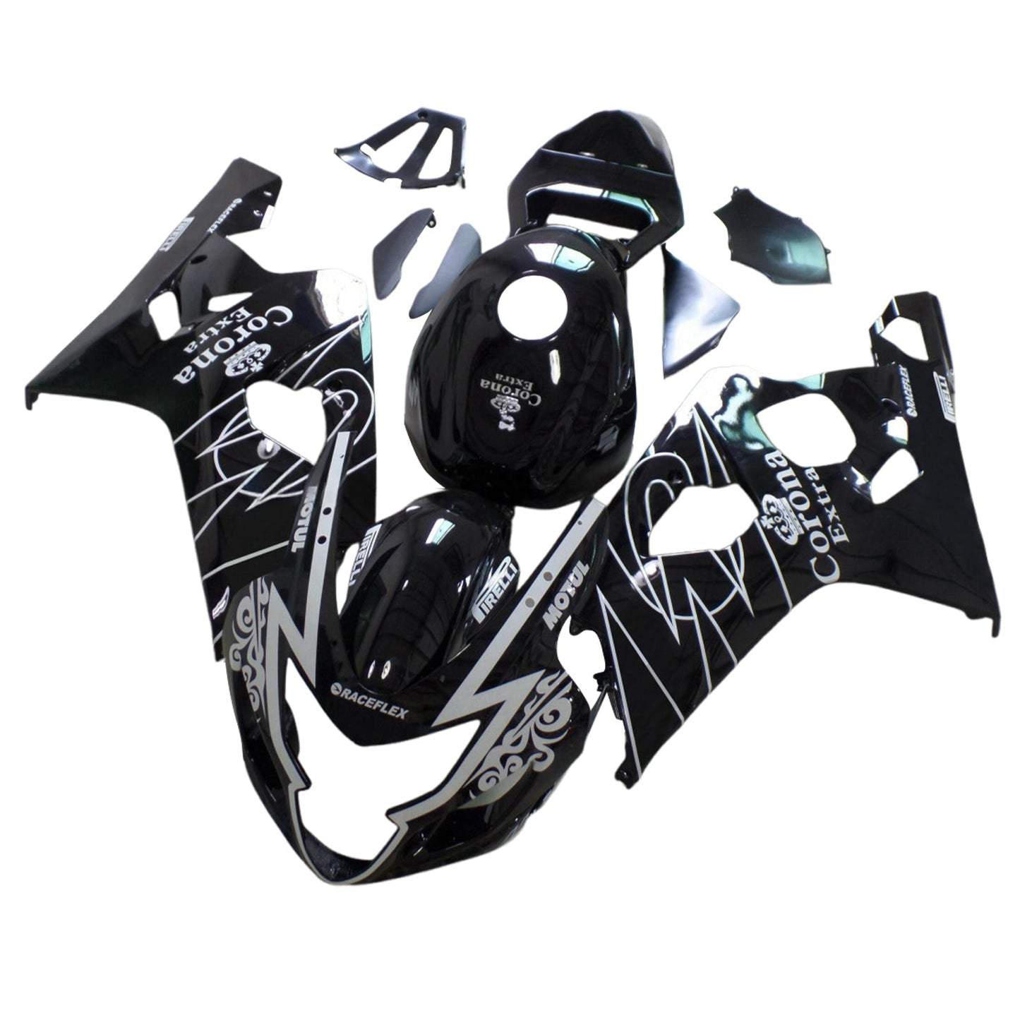 Kit carenatura iniezione plastica ABS per Suzuki GSXR 600/750 2004-2005 K4