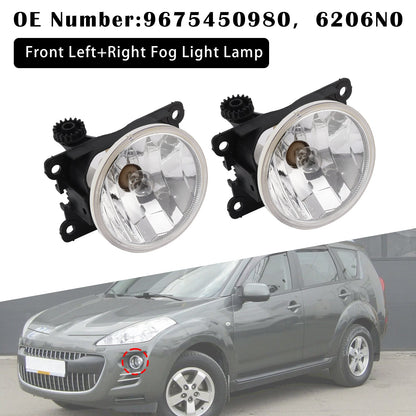 2x Fari fendinebbia anteriori 9675450980 per Peugeot 208 308 2008 2013-2019