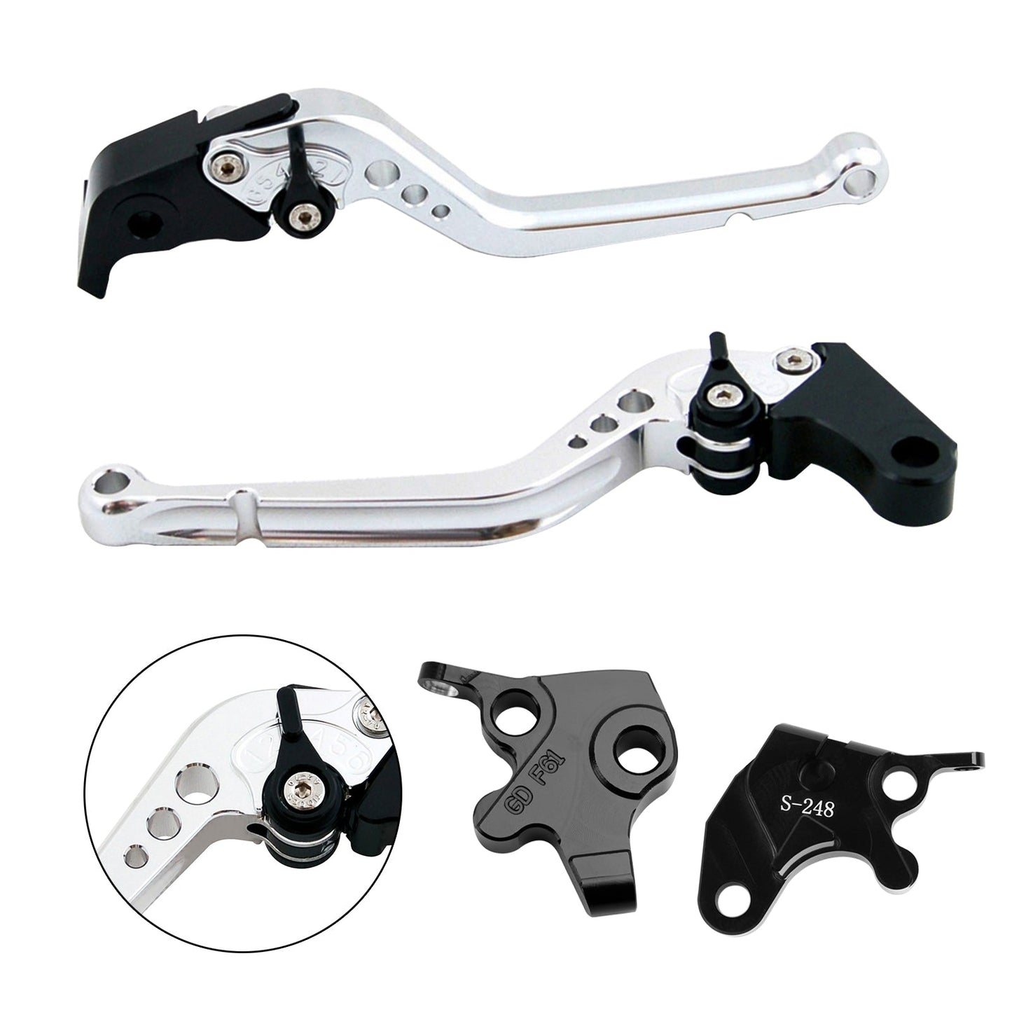 Leva frizione freno lunga YAMAHA YZF R125 2008-2011