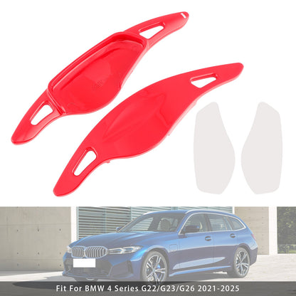 Estensioni per leve del cambio al volante per BMW G05 X5 F95 X5M G07 X7 G22, rosse