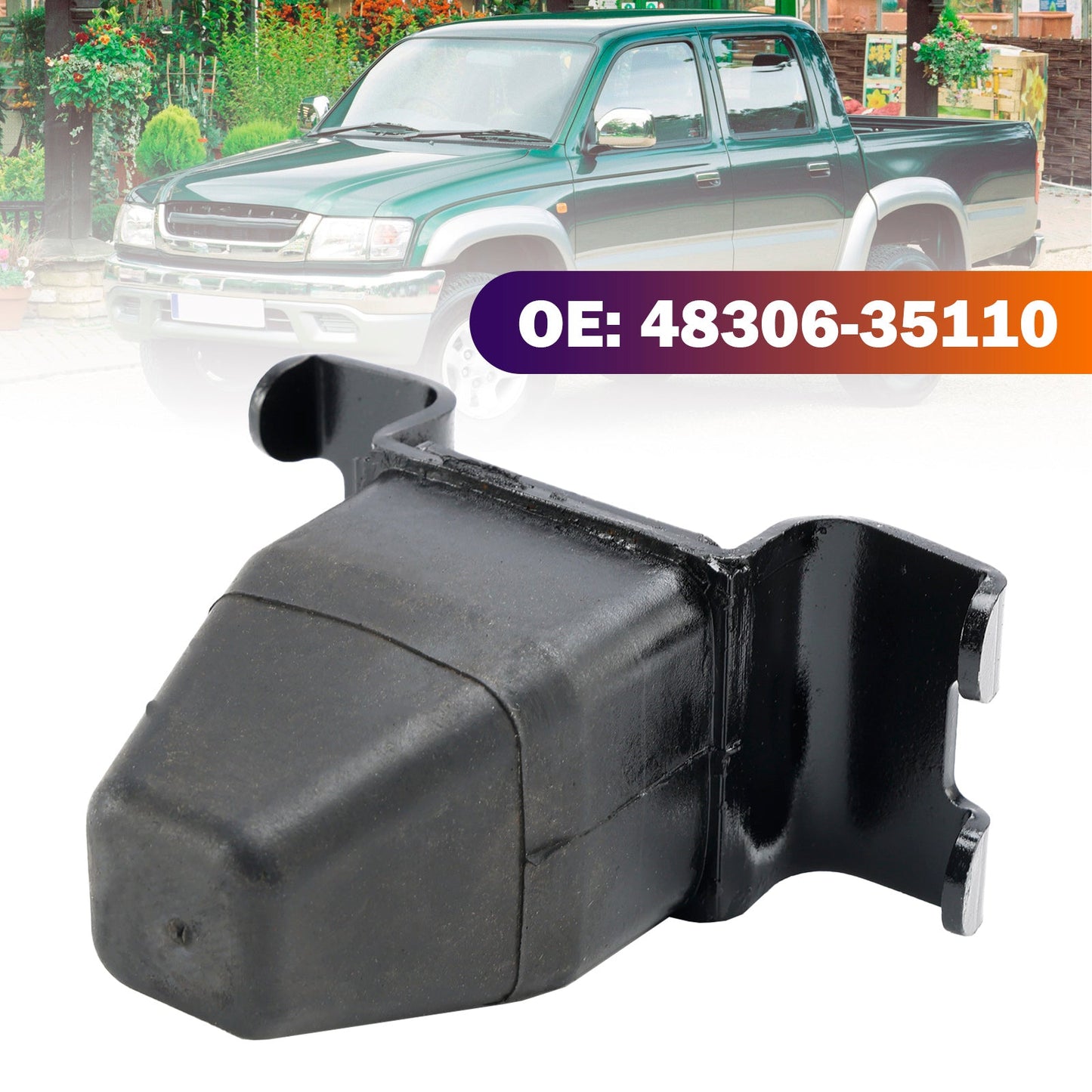 08/2001-07/2005 Toyota Hilux Pickup MK5 KDN165 2.5TD Sospensione posteriore Molla Bump Stop R/H O L/H 48306-35110