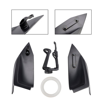 Gancio porta casco e porta bottiglia per Yamaha X-Max 300 2023-2025 nero