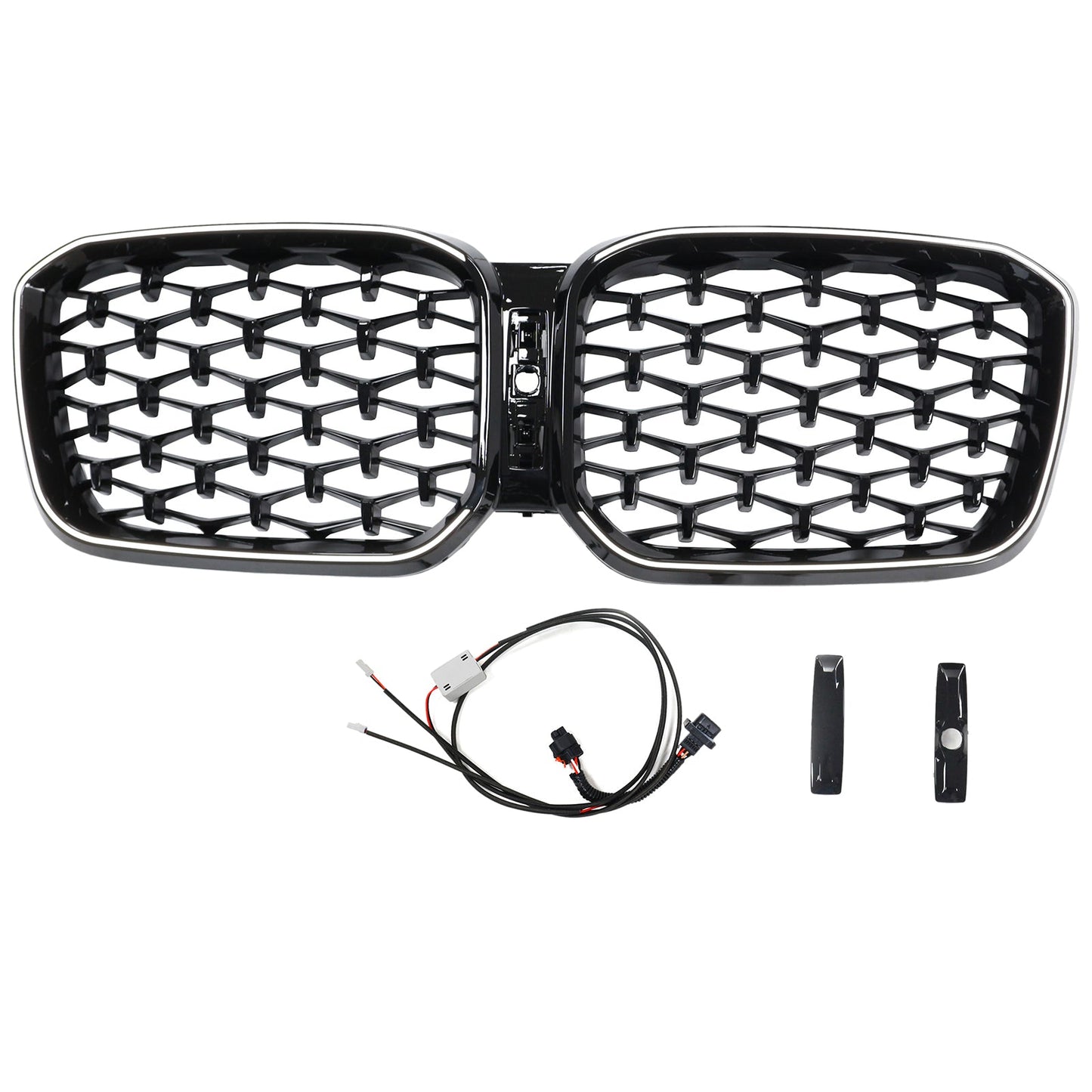 Griglia a rene paraurti anteriore nero lucido BMW X3 G01 X4 G02 2022-2025