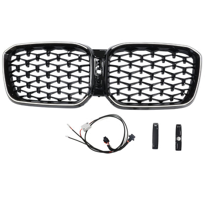 Griglia a rene paraurti anteriore nero lucido BMW X3 G01 X4 G02 2022-2025