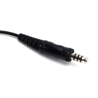 7.1-C9 Cuffie tattiche avanzate con gancio auricolare e connettore grande per montaggio posteriore, compatibili con Bone