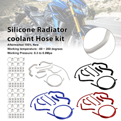 Kit di tubi flessibili in silicone per il liquido di raffreddamento del radiatore per Suzuki GSX-S750/Z 2017-2025