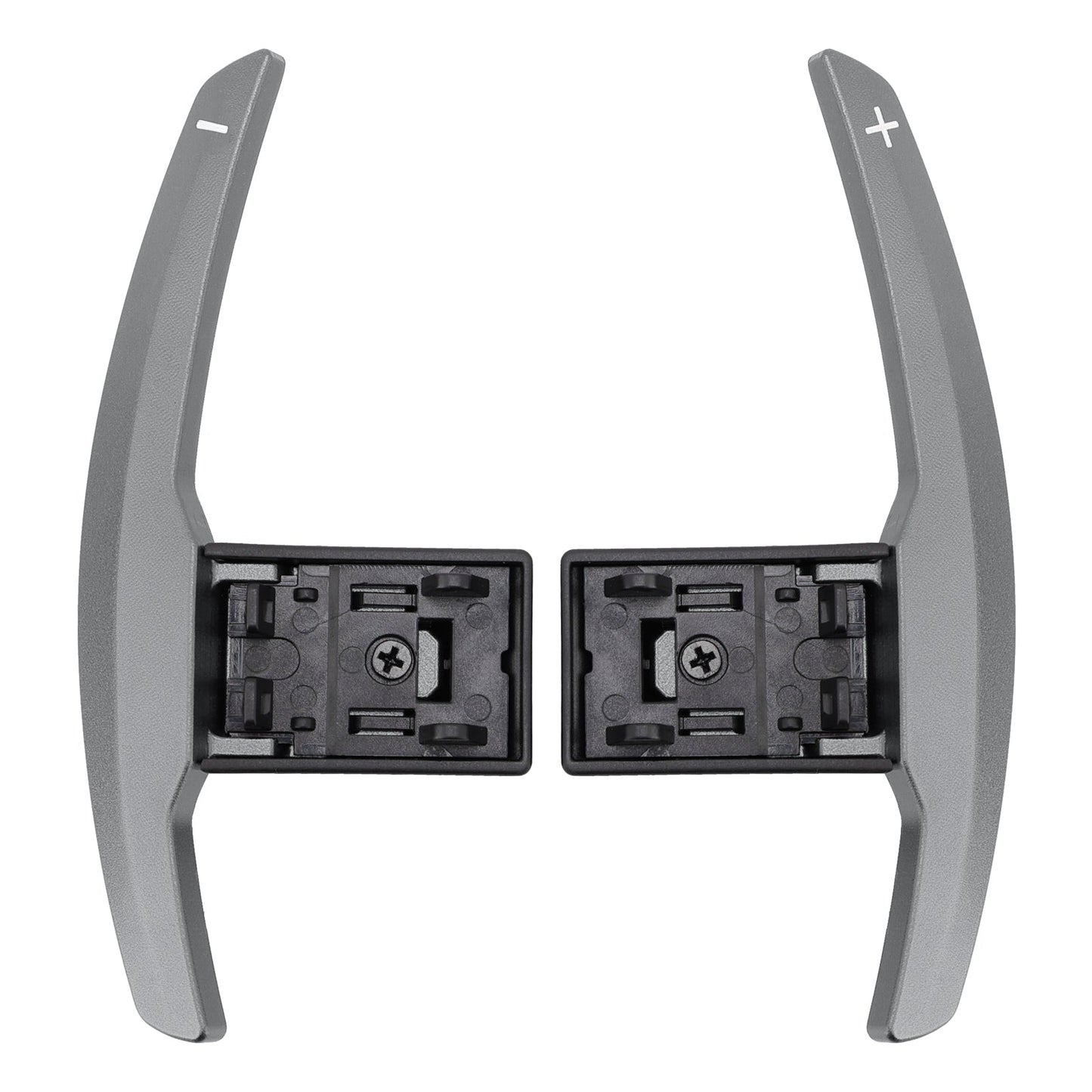 Estensione del cambio al volante per BMW Serie F F30 F31 F32 F10 X3 X5 Grigio alluminio