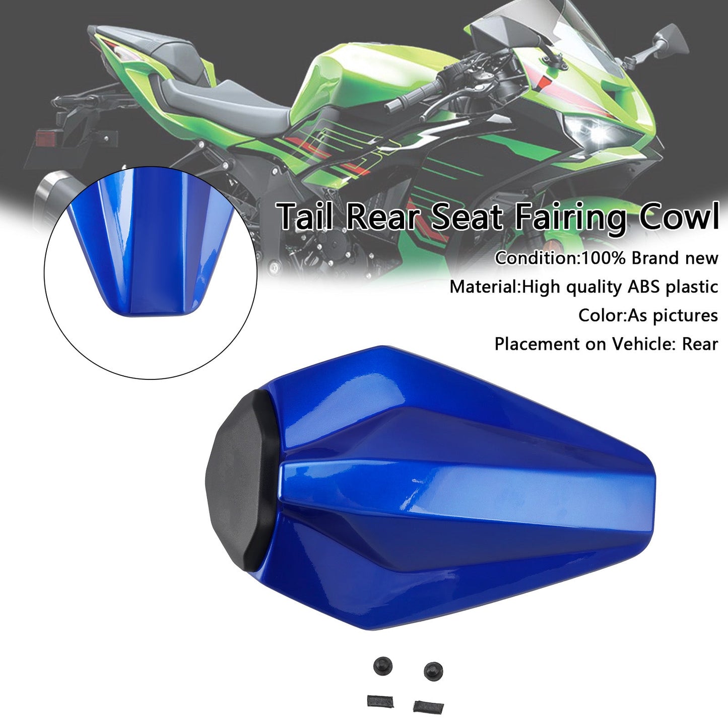 Carenatura posteriore per Kawasaki ZX6R ZX-6R Racing 2019-2025