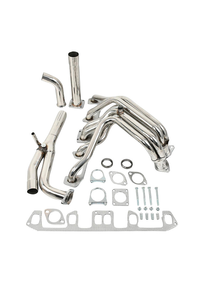 Collettore di scarico in acciaio inossidabile AMC 258 per Jeep Wrangler 4.2L 6 cilindri 1987-1990