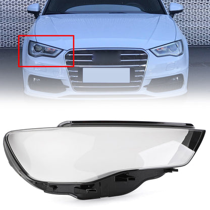 Per Audi A3 2013-2016 Chiaro Copertura faro Lente faro 8V0941004 8V0941003