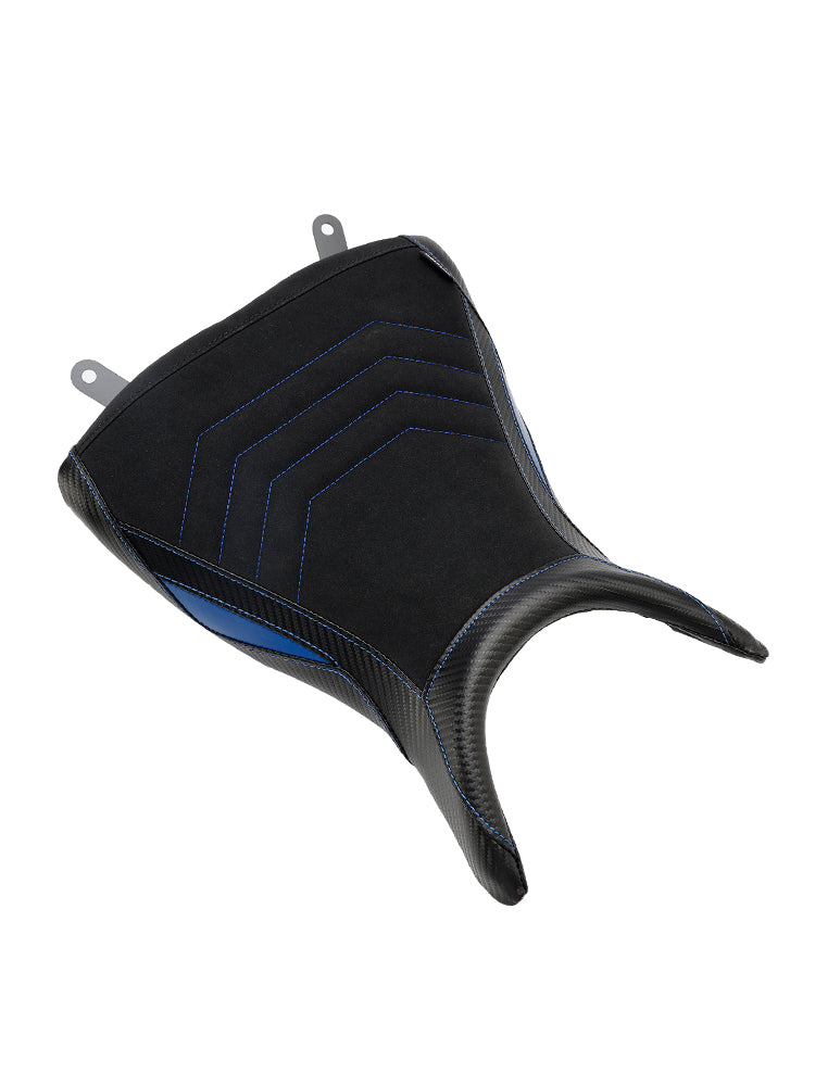 Cuscino per sedile anteriore conducente Raider Yamaha Mt-03 Yzf-R3 2015-2023 in poliuretano blu