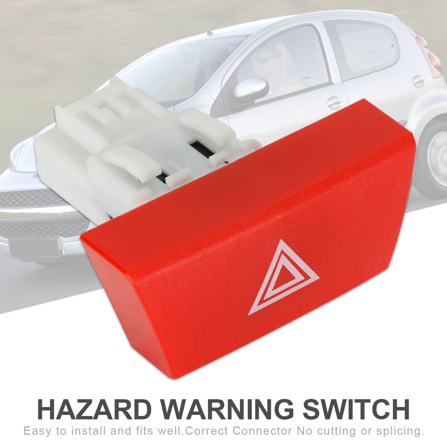 Interruttore luci di emergenza per Citroen C1 Peugeot 107 Toyota Aygo 6490.NG