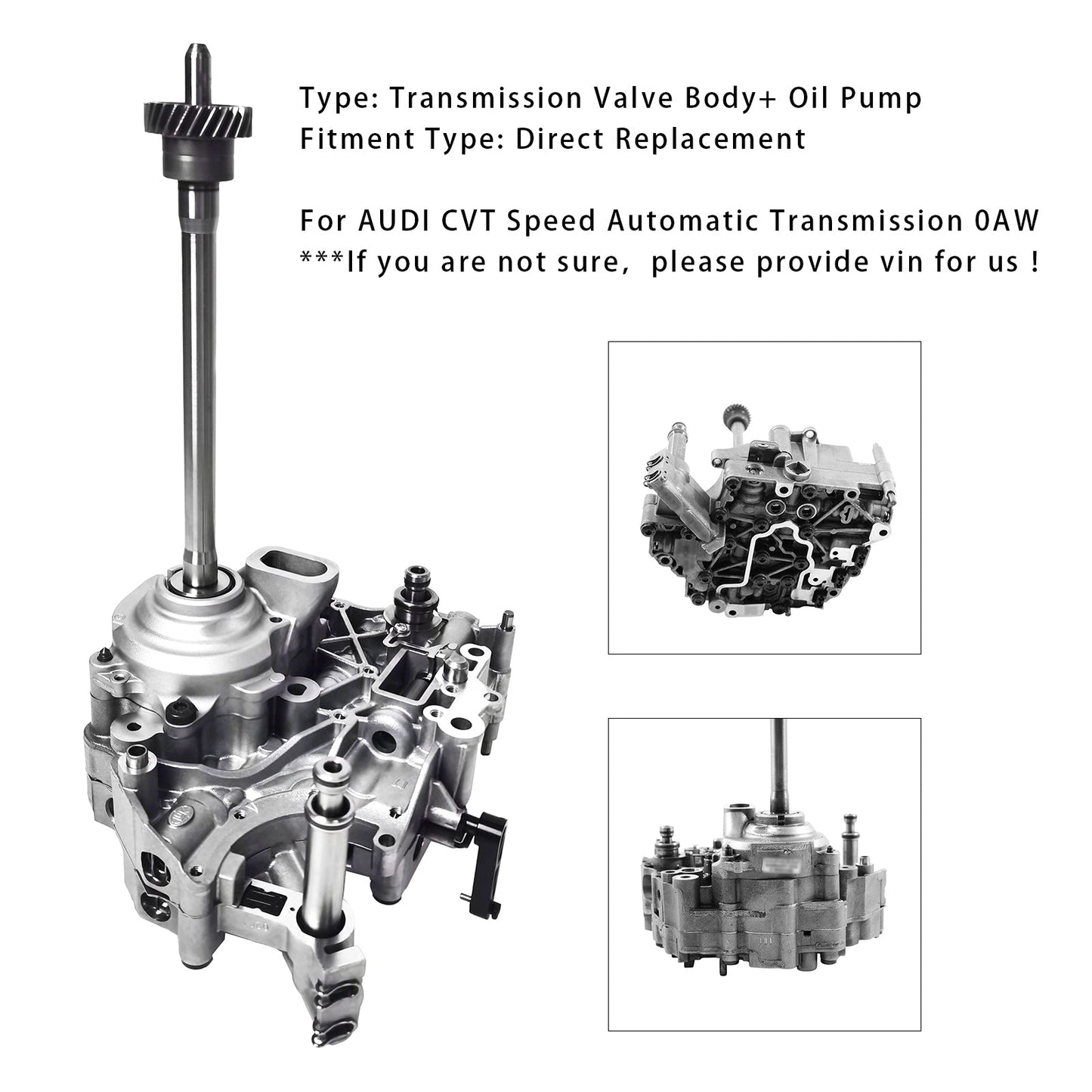 Corpo valvola cambio automatico CVT AUDI + pompa olio 0AW325031