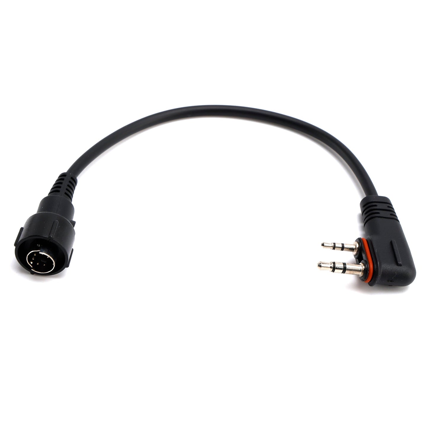 102B Auricolare in-ear con tubo d'aria trasparente e cavo A24 per ICOM A25CE A25N A24