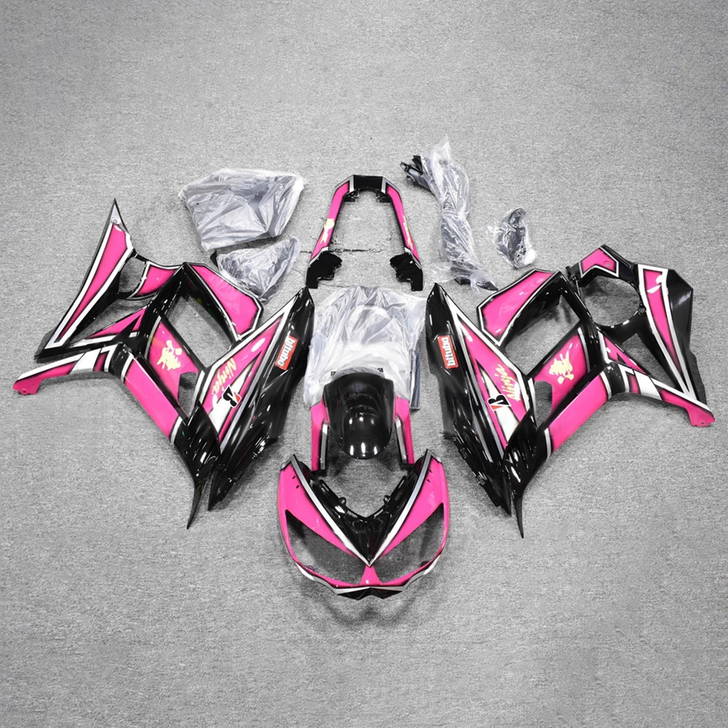 Kit carenatura iniezione in plastica ABS adatto per Kawasaki Z1000SX 2010-2015