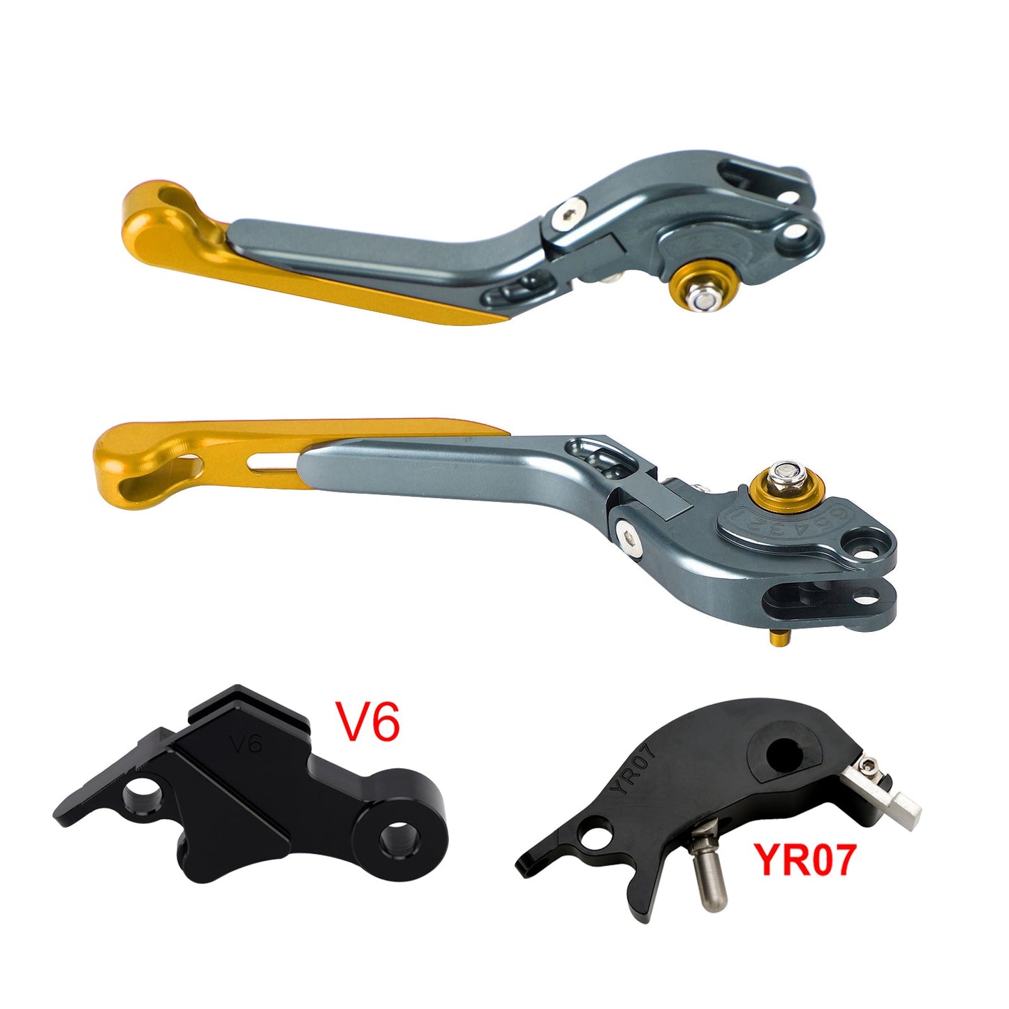 Leva freno frizione regolabile adatta per YAMAHA XSR900 XSR900GP MT-09 2024-2025