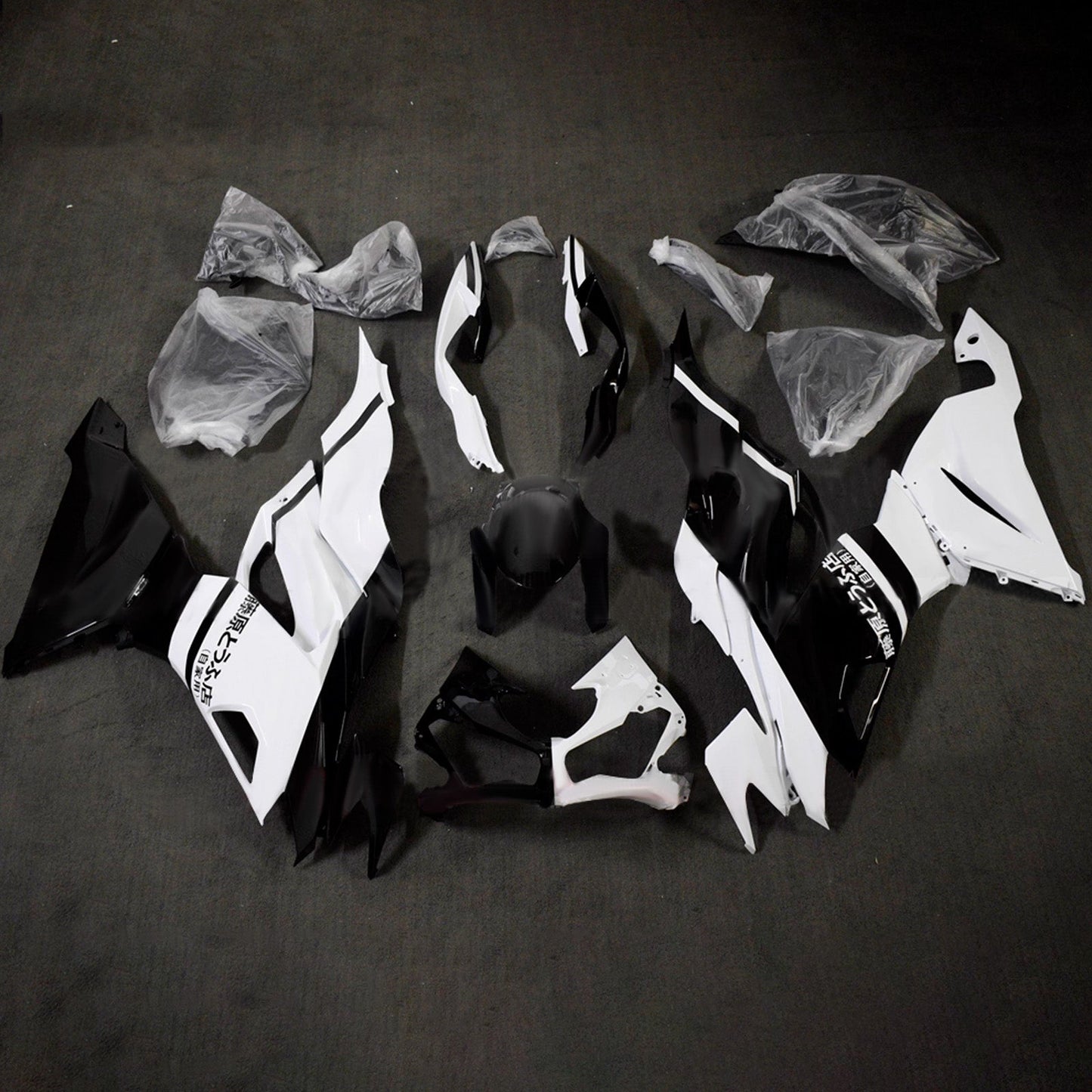 Kit carenatura iniezione in plastica ABS adatto per Kawasaki ZX6R 2019-2023