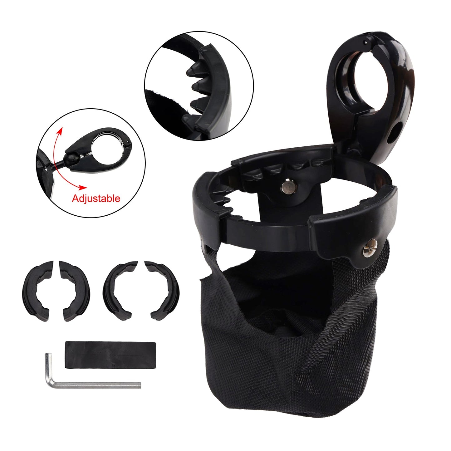 Supporto per bottiglia regolabile, portabicchieri, universale per Cna-Am Maverick X3