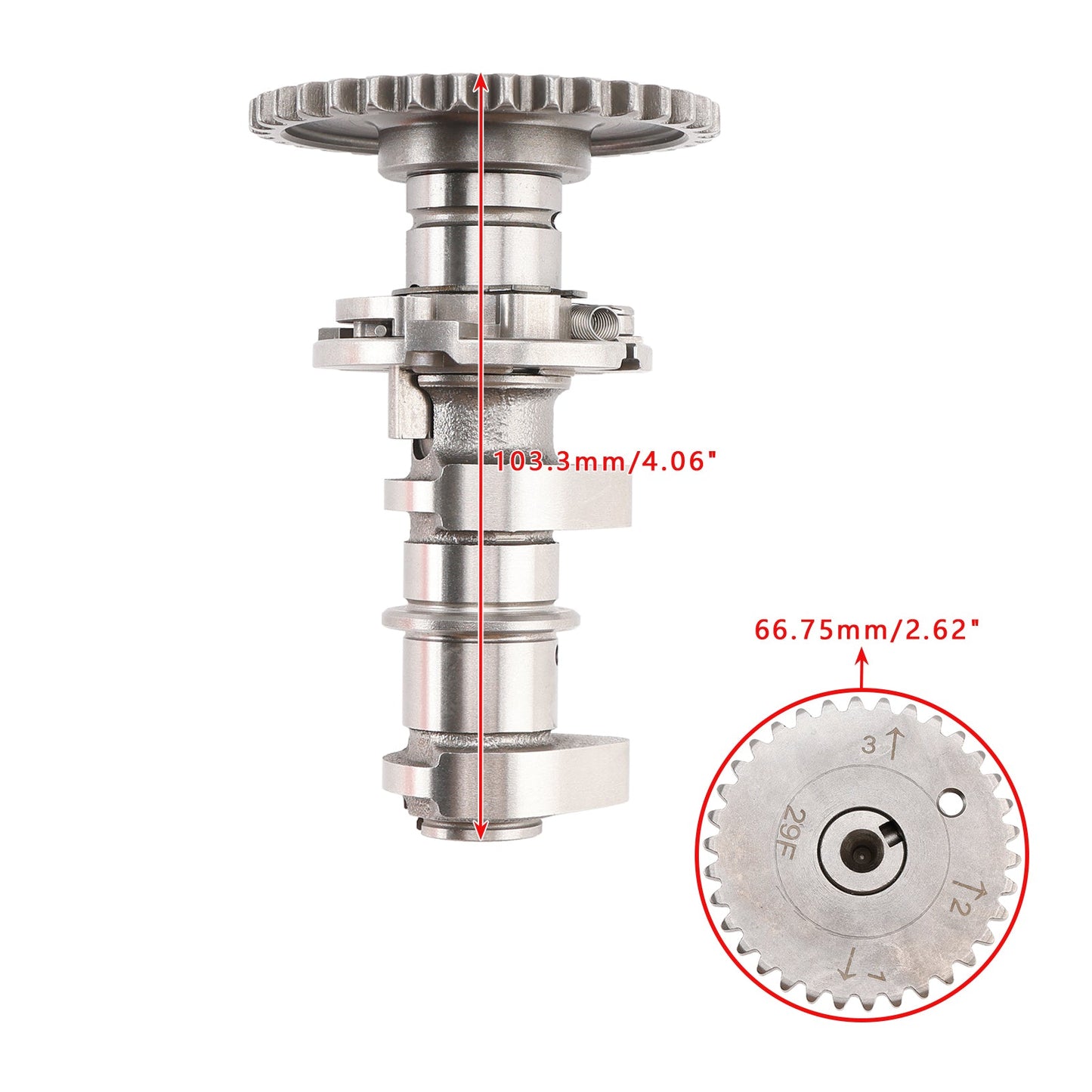 Albero a camme di scarico Suzuki LTZ400 LT-Z400 Quadsport Z400 2003-2004 12720-07G00