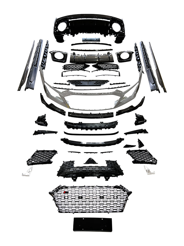 Kit carrozzeria paraurti in fibra di carbonio per Audi R8 4S 2016-2020, aggiornabile al modello 2021-2024.