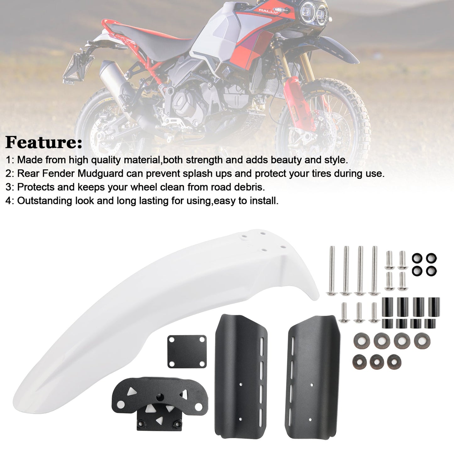 Parafango anteriore Ducati Desert X 2022-2024 Carenatura