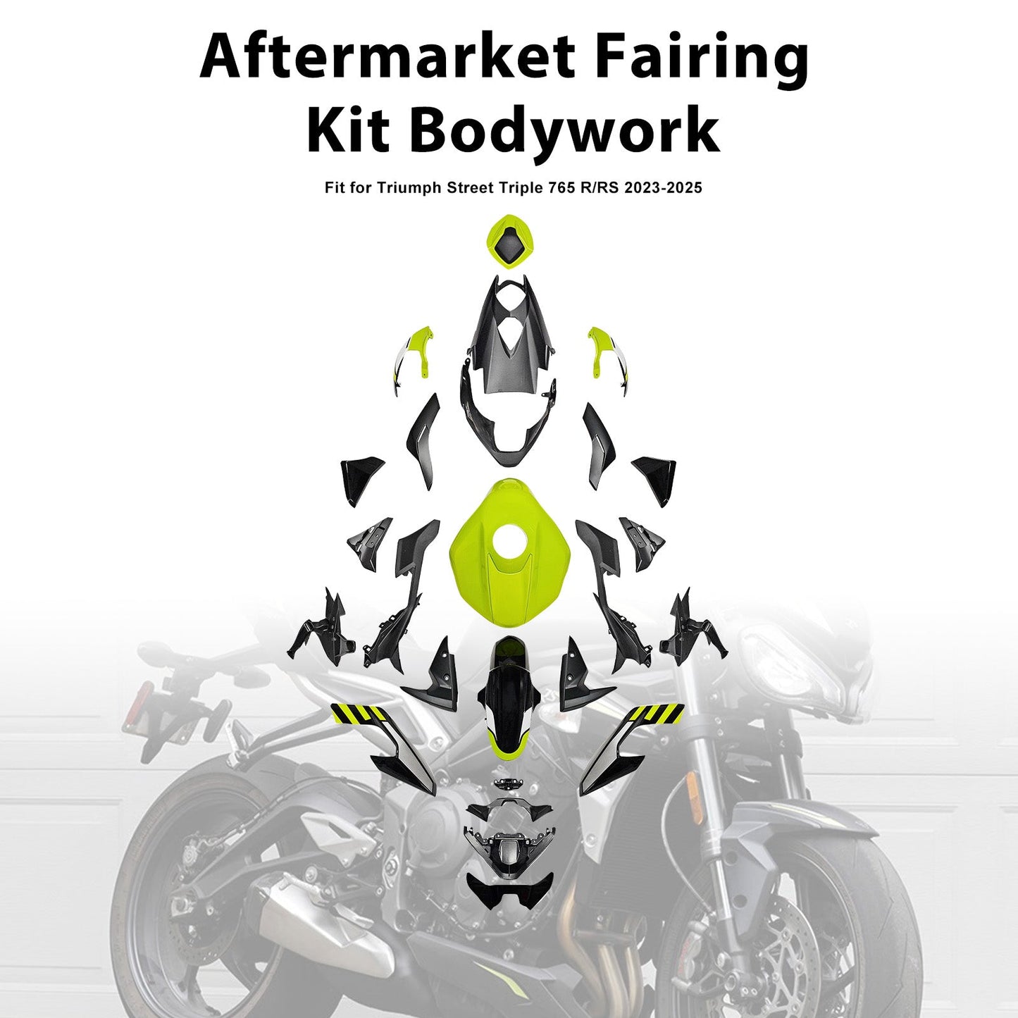 Kit di carene stampate a iniezione per Street Triple 765 R/RS 2023-2025