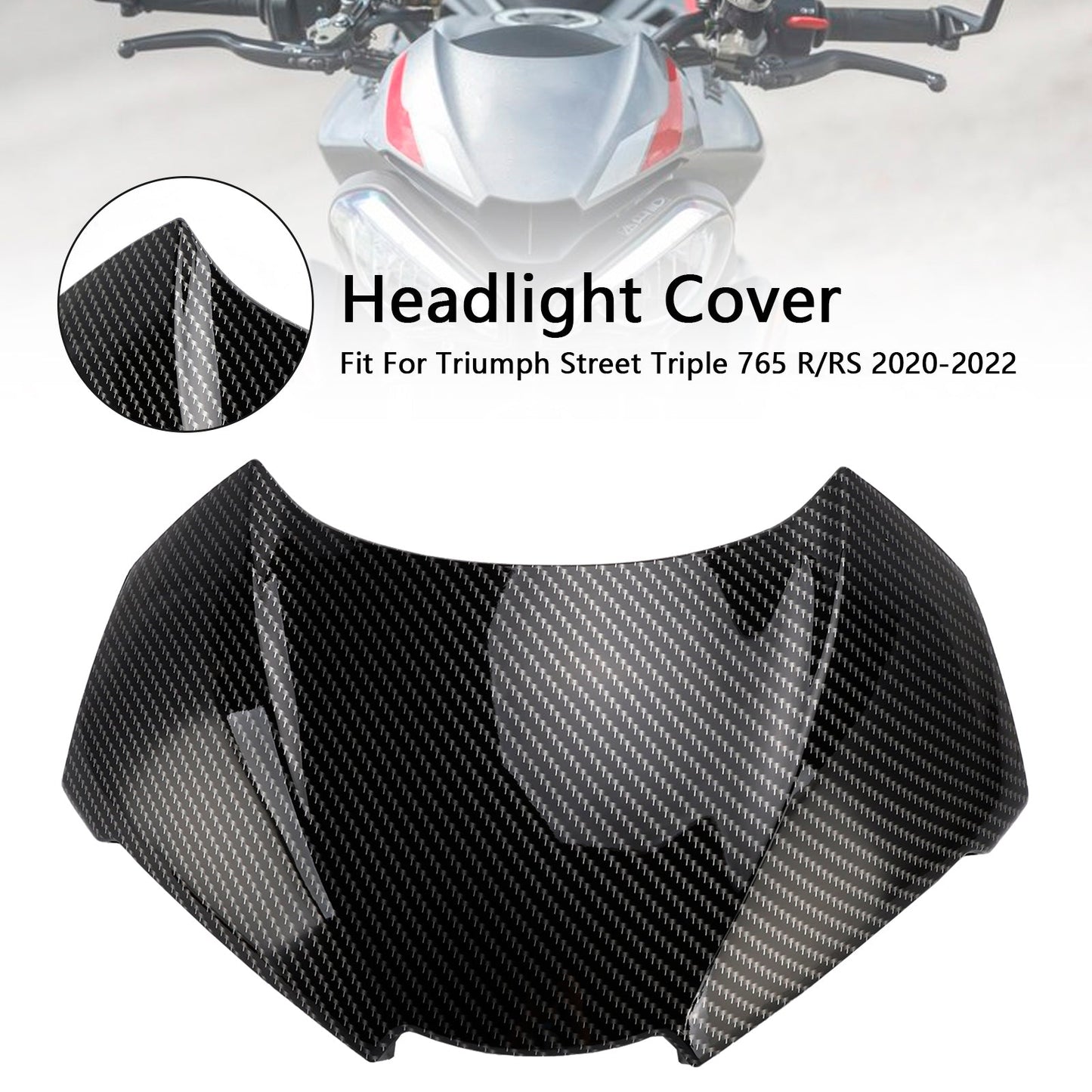Carenatura coprifaro anteriore Street Triple 765 R/RS 2020-2022