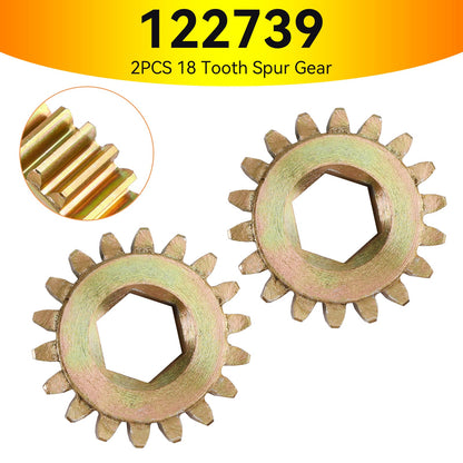 2 pezzi 122739 Ingranaggio cilindrico a 18 denti 12 DP/14.5 PA per Lippert RV Slide Out