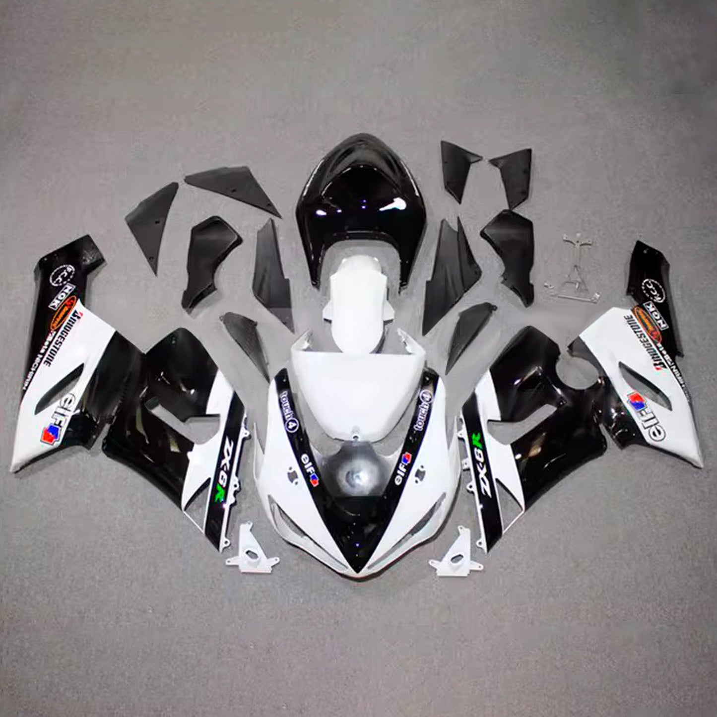 Kit carenatura iniezione in plastica ABS adatto per Kawasaki ZX6R 636 2005-2006