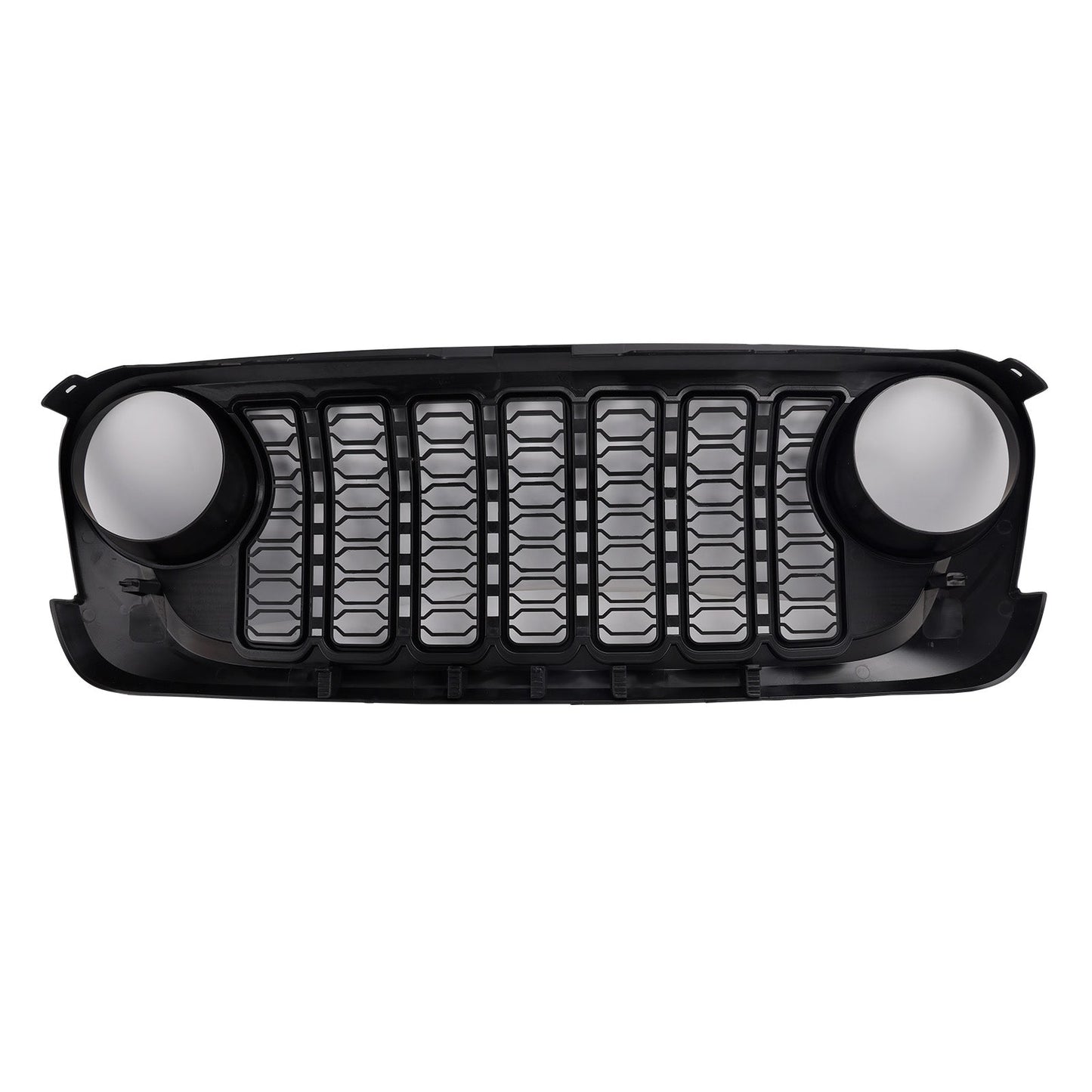Griglia paraurti anteriore nera per Jeep Wrangler JK JKU Unlimited 2007-2018