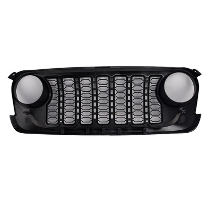 Griglia paraurti anteriore nera per Jeep Wrangler JK JKU Unlimited 2007-2018