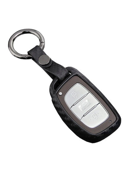 Custodia in similpelle e silicone per chiave auto con fibbia per Hyundai