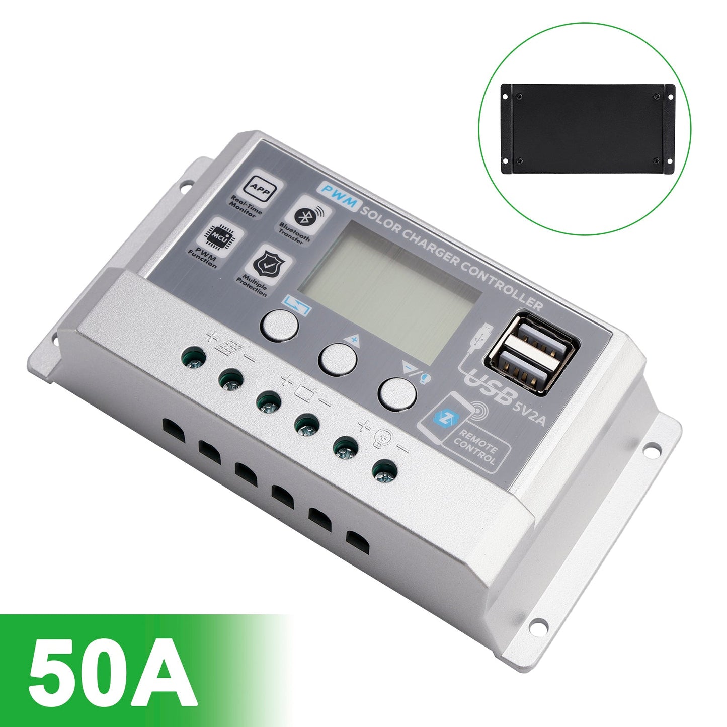 Regolatore solare PWM 10A-60A APP mobile Regolatore solare di controllo intelligente