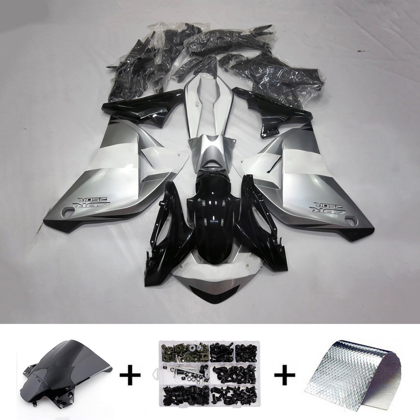 Kit di carene in plastica ABS stampate a iniezione per Honda CBR250R 2011-2015