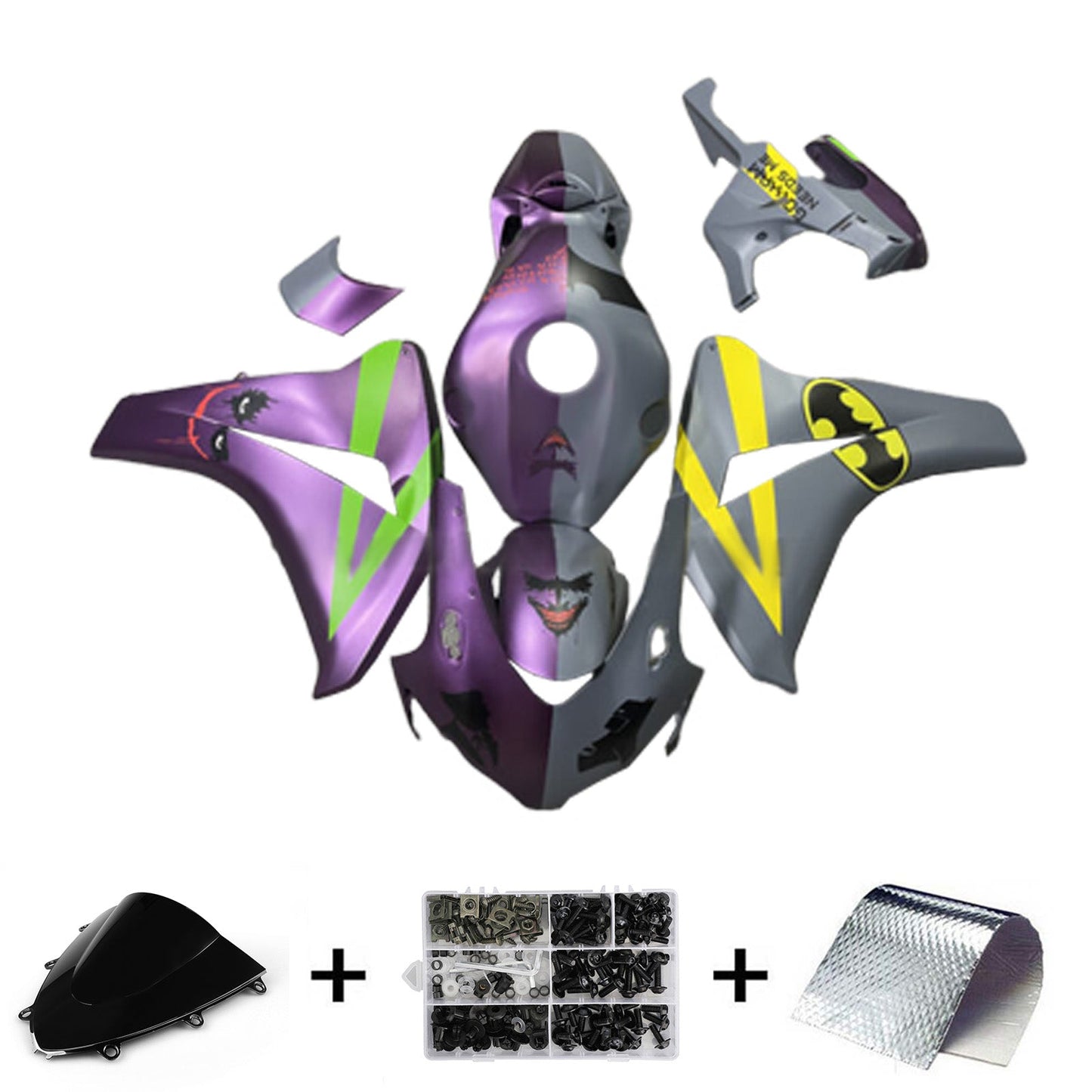 Kit carenatura iniezione plastica ABS per Honda CBR1000RR 2008-2011