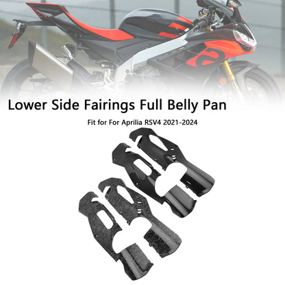 Carene laterali inferiori Aprilia RSV4 2021-2024, piastra di copertura completa della carenatura
