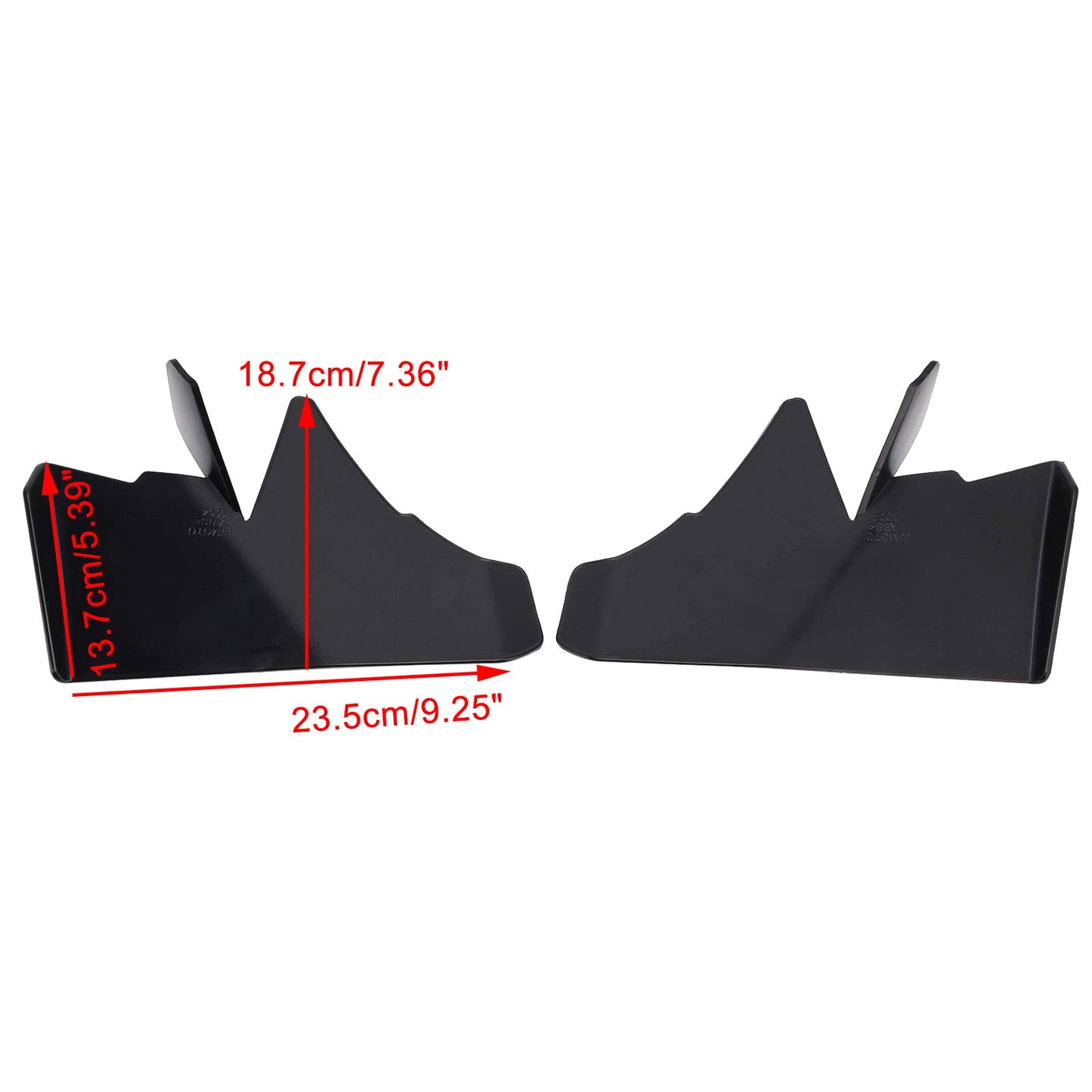 Deflettore aerodinamico con alette laterali per Aprilia RS457 2024