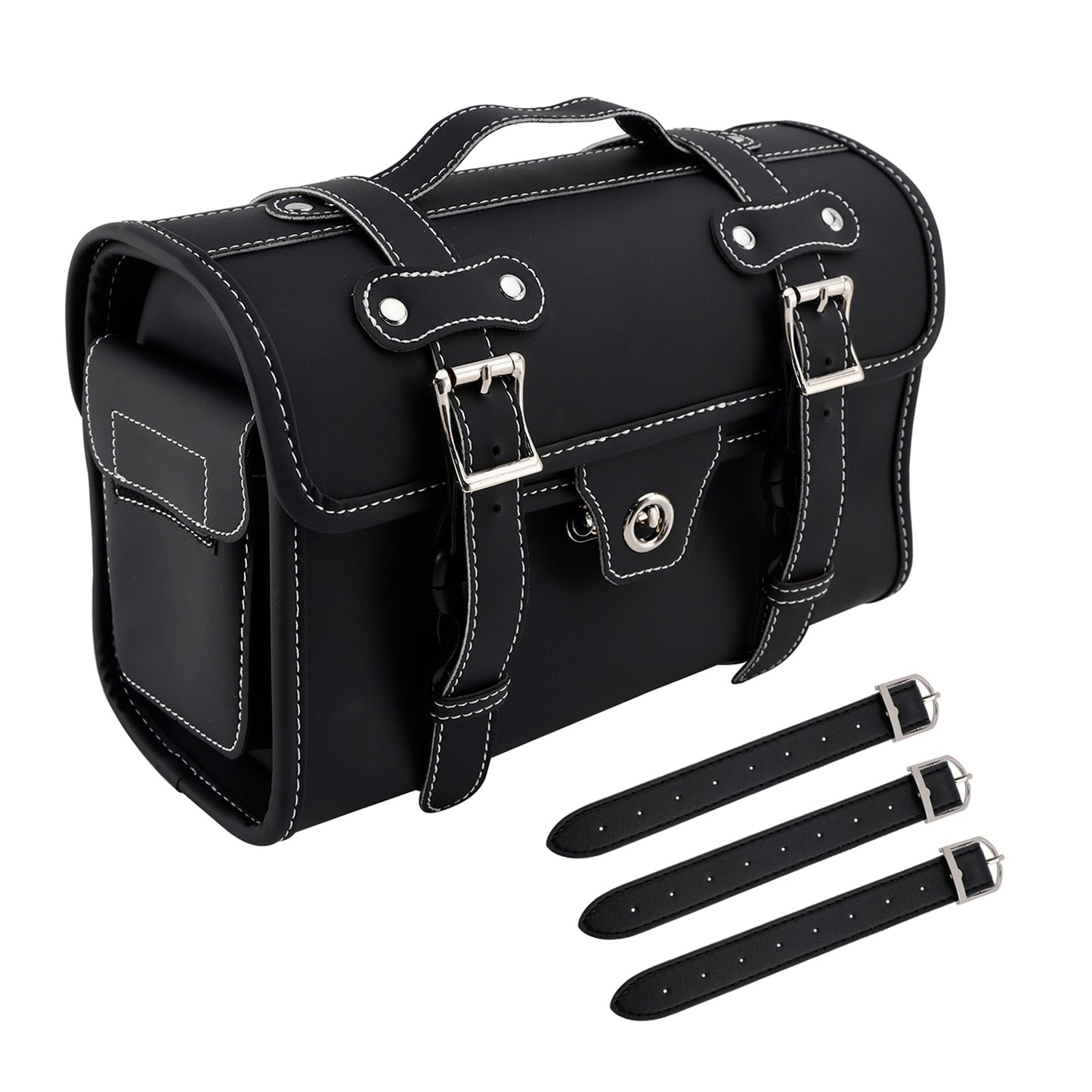 Borsa laterale universale per borse laterali, per moto, colore nero