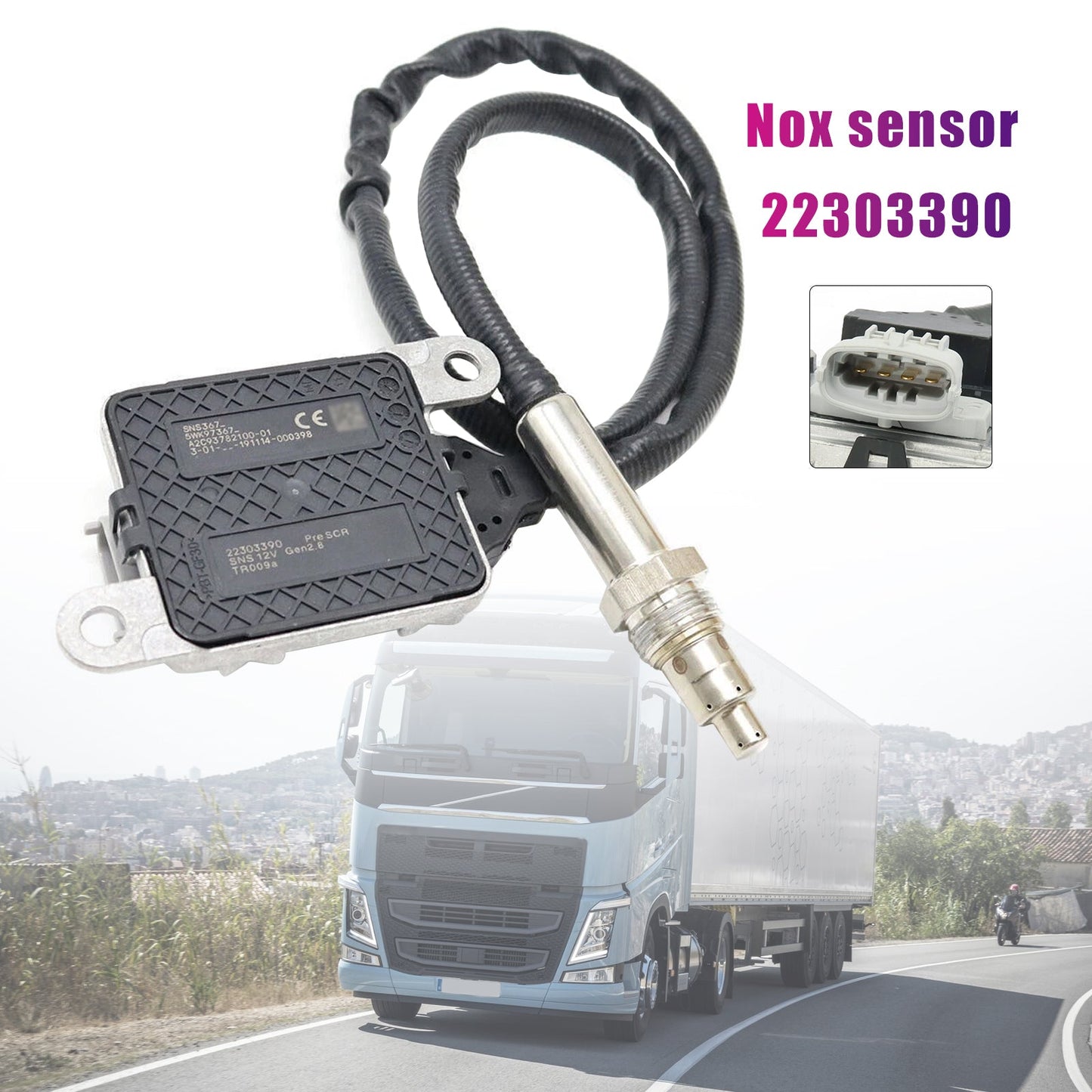 ENG-VE13, EM-USA17, EAS-SD (2-BOX), sensore di ossidi di azoto Nox con ingresso POST-CAT 22303390